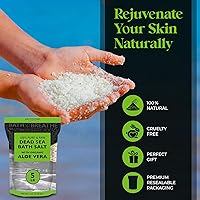 Aromasong 5 lbs Raw Dead Sea Salt with Organic Aloe Vera — image 5