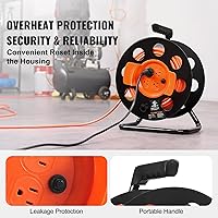 VEVOR 100FT Retractable Extension Cord Reel 12AWG — image 3