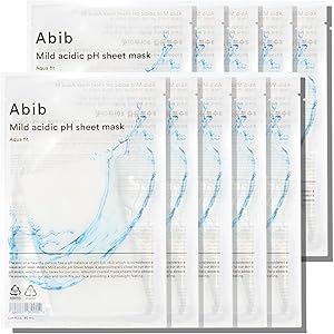 Abib Mild Acidic pH Sheet Mask Aqua Fit 10 Sheets