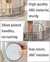 Shuang Qing Rotating Makeup Organizer 3-Tier Gray — image 3