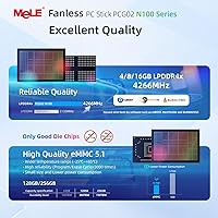 MeLE PCG02 Mini PC Stick Celeron N4000 4GB RAM 128GB eMMC — image 6