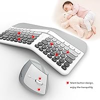 LgnitionKeys LK02 Ergonomic Wireless Keyboard and Mouse Set — image 8