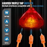 VEVOR Retractable Extension Cord Reel 65 FT 12AWG — image 4