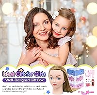 Neverland Beauty & Health Mannequin Head with Hair - 20 Inch Cosmetology Manikin Practice Braiding Doll Head — image 9