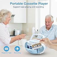 Gelielim Boombox CD and Cassette Player Combo 9224-Blue — image 3