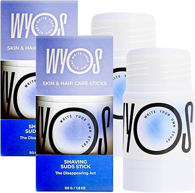 WYOS Shaving Cream Stick 2-Pack