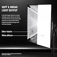 NEEWER 2 Pack 24″x24″ Softbox Lighting Kit NK103 — image 3