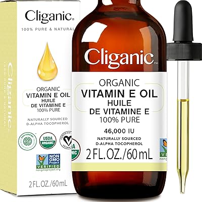 Cliganic Organic Pure Vitamin E Oil 2oz