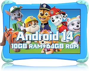 Fivahiva FF-35 Kids Tablet 10-inch, 10GB RAM, 64GB Storage, Android 14