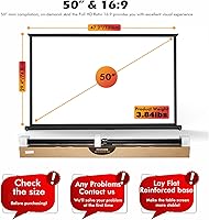 Tecdigbo 50-inch Portable Projector Screen — image 2