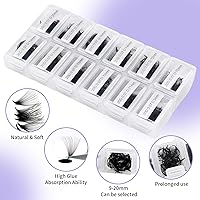 WENDY Lashes Premade Fans Eyelash Extensions 1200PCS 20D 0.07mm D Curl Mixed 9-20mm — image 4