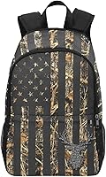 M YESCUSTOM Camouflage USA Flag Deer Backpack — image 1