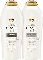 OGX Nourishing + Coconut Milk Shampoo and Conditioner 25.4 FL OZ 2 Pack — image 1