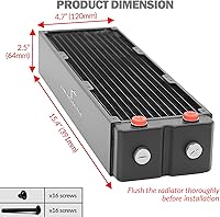 Dracaena.io Osprey 360mm 64mm Copper Radiator — image 6