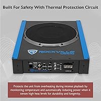 Rockville USS10 800W 10″ Slim Under-Seat Active Subwoofer — image 9