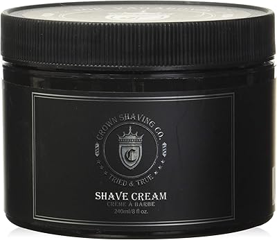 Crown Shaving Co. Shave Cream 8oz, Eucalyptus and Spearmint