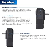 Wuloo Solar Driveway Alarm System with 1 Sensor & 1 Receiver — image 8
