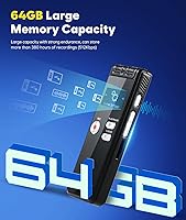 NekSide 64GB Digital Voice Activated Recorder — image 8