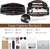 STUERY Faux Leather Messenger Bag for Men 17-17.3 Inch — image 6