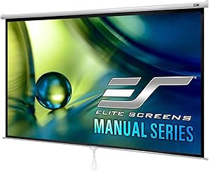 Elite Screens Manual Series M135XWH2 135-inch 16:9 Pull Down Projector Screen Review