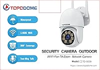 Topodome TD-S50B Wi-Fi Security Camera Outdoor 1080P — image 8