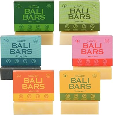 Bali Botanicals Bali Bars Natural Soap 6pcs 4.5oz