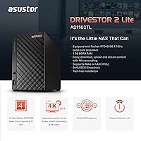 Asustor Drivestor 2 Lite AS1102TL 2-Bay NAS — image 4