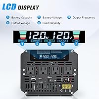 Cantonape MSW1500W-LED-US 5000W Power Inverter — image 2