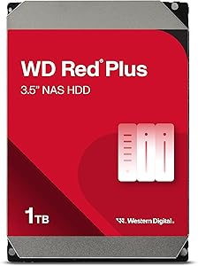 Western Digital 1TB WD Red Plus NAS Internal Hard Drive