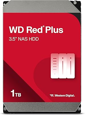 Western Digital 1TB WD Red Plus NAS Internal Hard Drive