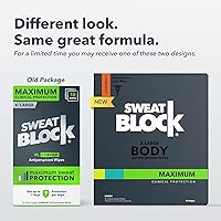 SweatBlock Clinical Strength XL Antiperspirant Body Wipes 10 Pack — image 2
