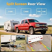 Rohent R4 Dual RV Backup Camera System — image 2