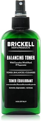 Brickell Men's Balancing Face Toner, 8oz