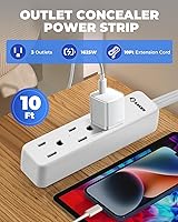 Saker Outlet Concealer Power Strip 10ft — image 3