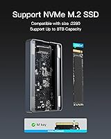 Inateck FE2029 40Gbps M.2 NVMe SSD Aluminum Enclosure 8TB — image 4