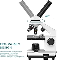 Aomekie AO1003 64X-160X-640X Biological Compound Microscope — image 3