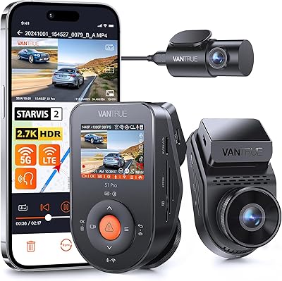 Vantrue S1 Pro Dual 1440P Dash Cam
