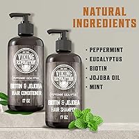 Viking Revolution Biotin Men's Shampoo and Conditioner Set - 17oz — image 3