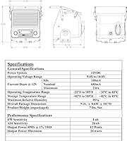 Jensen TRA4500 Heavy Duty Radio and Speaker — image 2