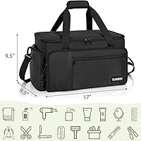 TORIBIO Large Capacity Hairdresser Bag with Adjustable Dividers — image 3