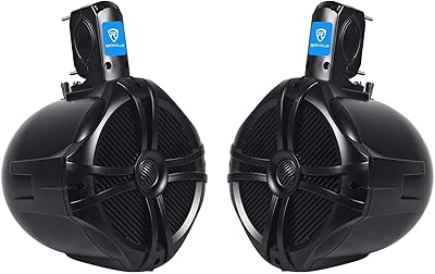 Rockville RWB80B 8″ Marine Wakeboard Tower Speakers