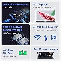 ECOHERO Gamma Laptop, Celeron J4005, 8GB RAM, 256GB SSD, 14″ FHD — image 2