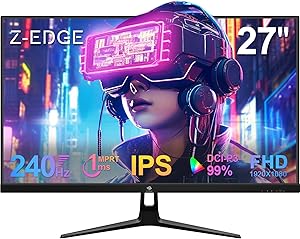 Z-Edge UG27PJ 27-inch Gaming Monitor 240Hz Review