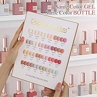 Double Rhythm 28Pcs Nude Pink Gel Nail Polish Set — image 3