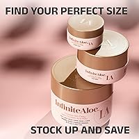 InfiniteAloe Complete Skin Care Aloe Vera Cream 8oz & 0.5oz Travel Jar — image 8