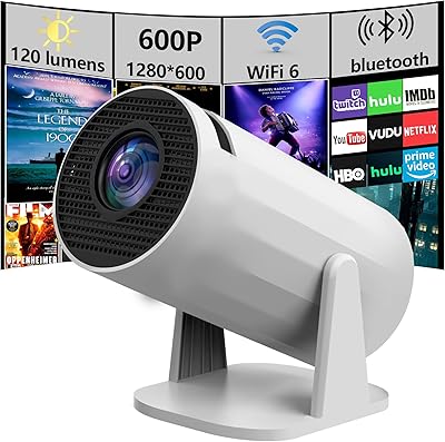 YFDSPSM Mini Projector with Wi-Fi and Bluetooth