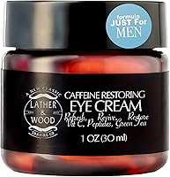 Lather & Wood Shaving Co Caffeine Restoring Eye Cream for Men 30ml — image 1
