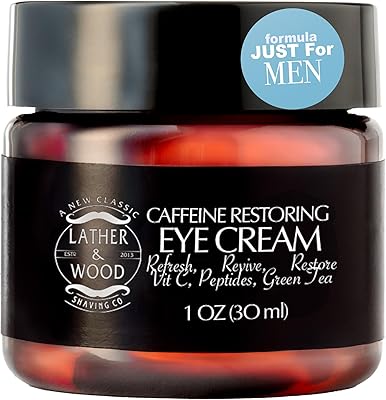 Lather & Wood Shaving Co Caffeine Restoring Eye Cream for Men 30ml