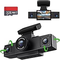 ZKCAMSPY 3-Channel 1080P Dash Cam — image 1
