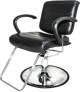 PureSana Chromium Vinyl Kyler Salon Chair - Black Review